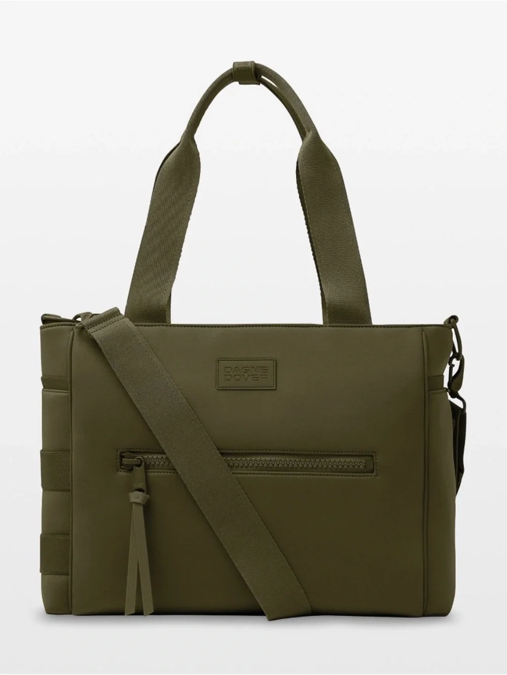 Dagne Dover Olive Zip-Front Tote